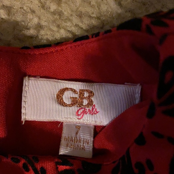 GB GIRL RED DRESS - Picture 3 of 4